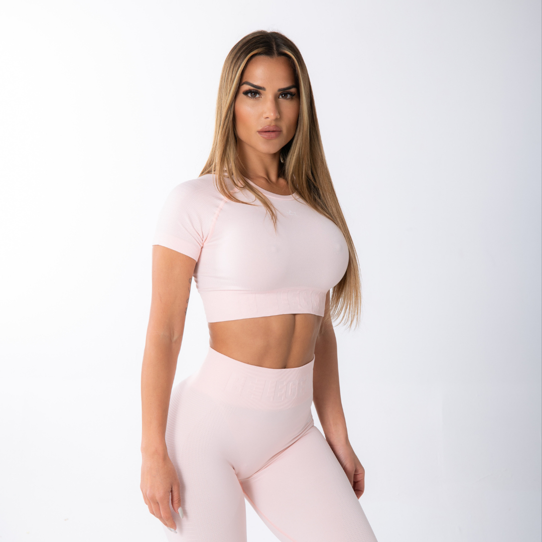 CROPPED TOP - BABY PINK